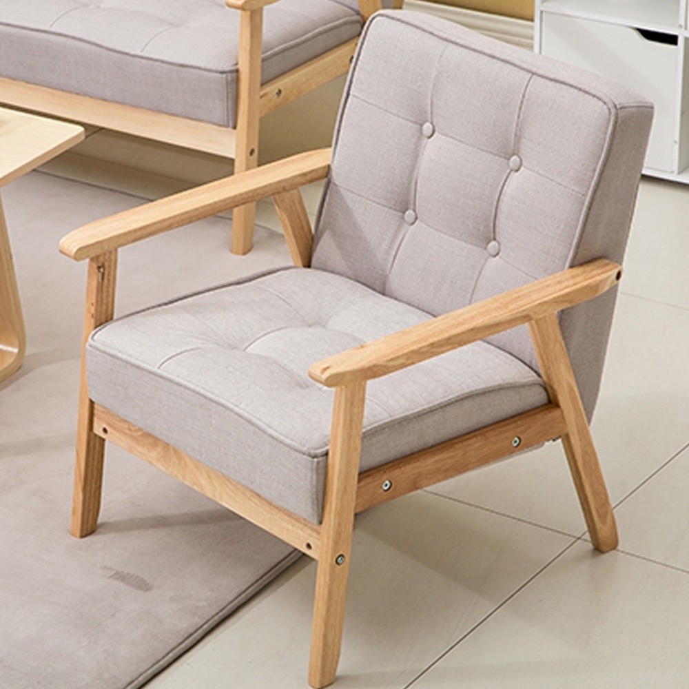 Kruzo BALDUR Scandinavian Minimalist Sofa Chair (SINGLE) | Shopee ...