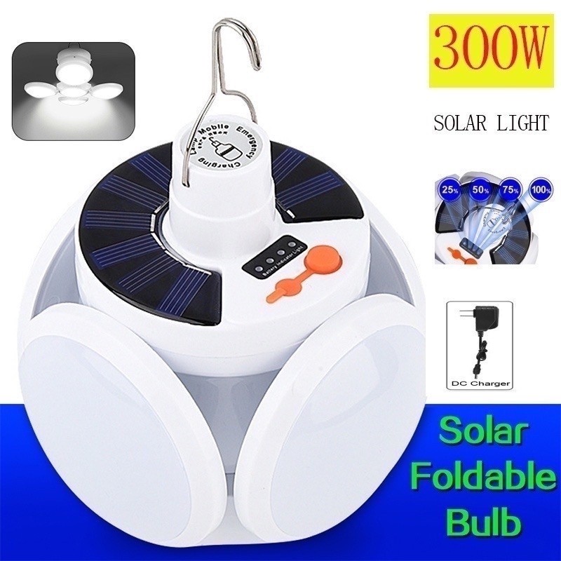 300W solar waterproof multi-scene emergency light dual-mode charging ...