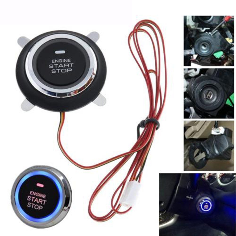 STYLEF| Car for Ignition Switch Engine Start Push Button For Keyless ...