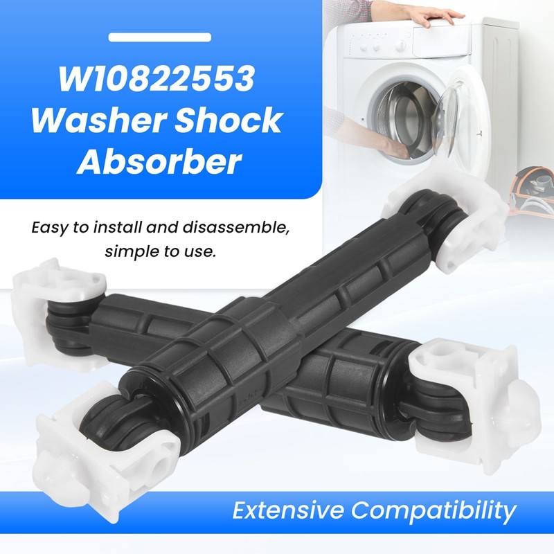 W10822553 8182812 Washer Shock Absorber 4-Pack for Whirlpool Maytag ...