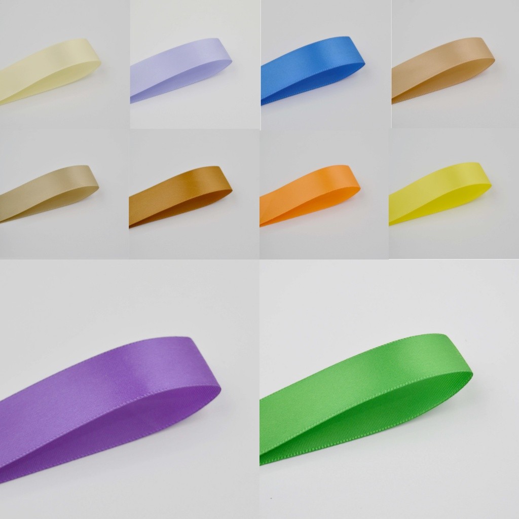 [NEW COLORS] 1 inch'PA{Satin(XY|Ribbons=to(100&az!yards/roll) | Shopee ...