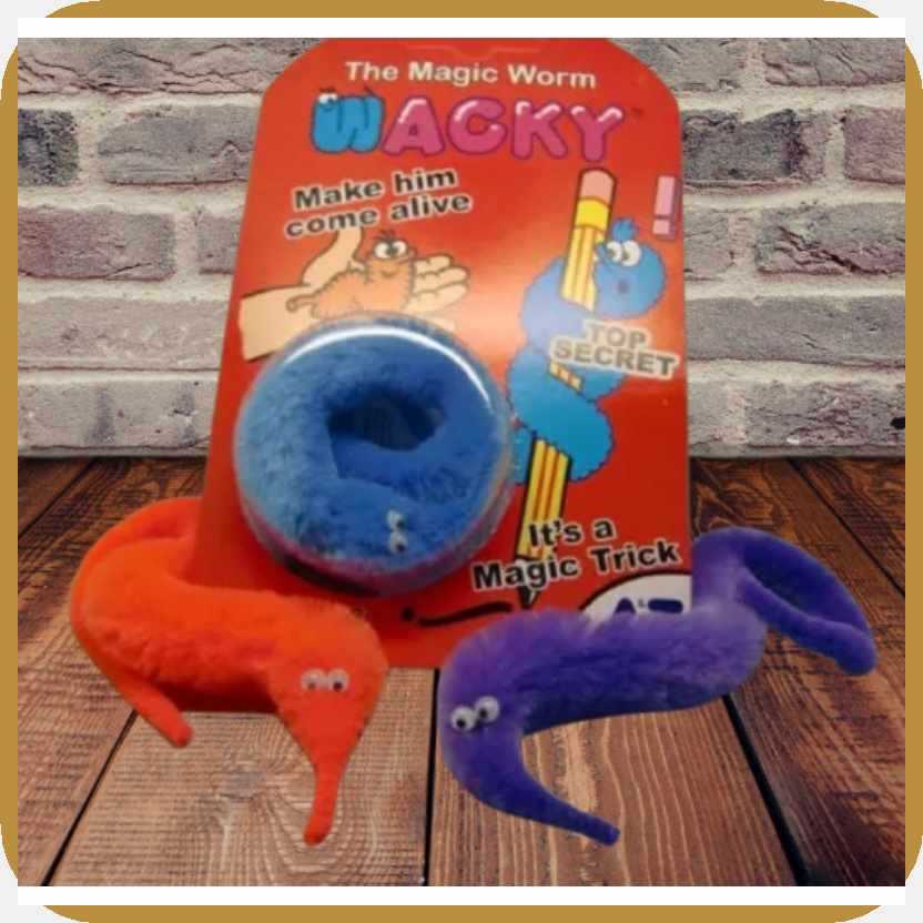 The Magic Worm Fuzzy Twisty Wiggle Magic Wacky Worm Fuzzy wire Random ...