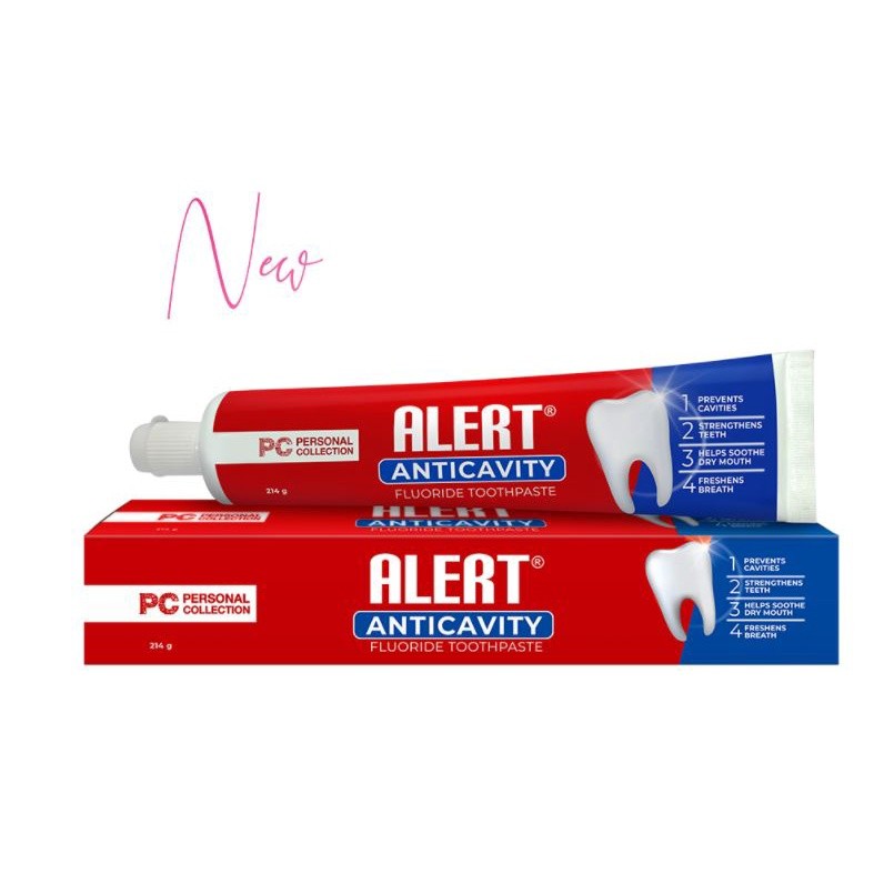PC Alert`H;Anticavity`e;Fluoride&gV[Toothpaste?zV|214g | Shopee Philippines