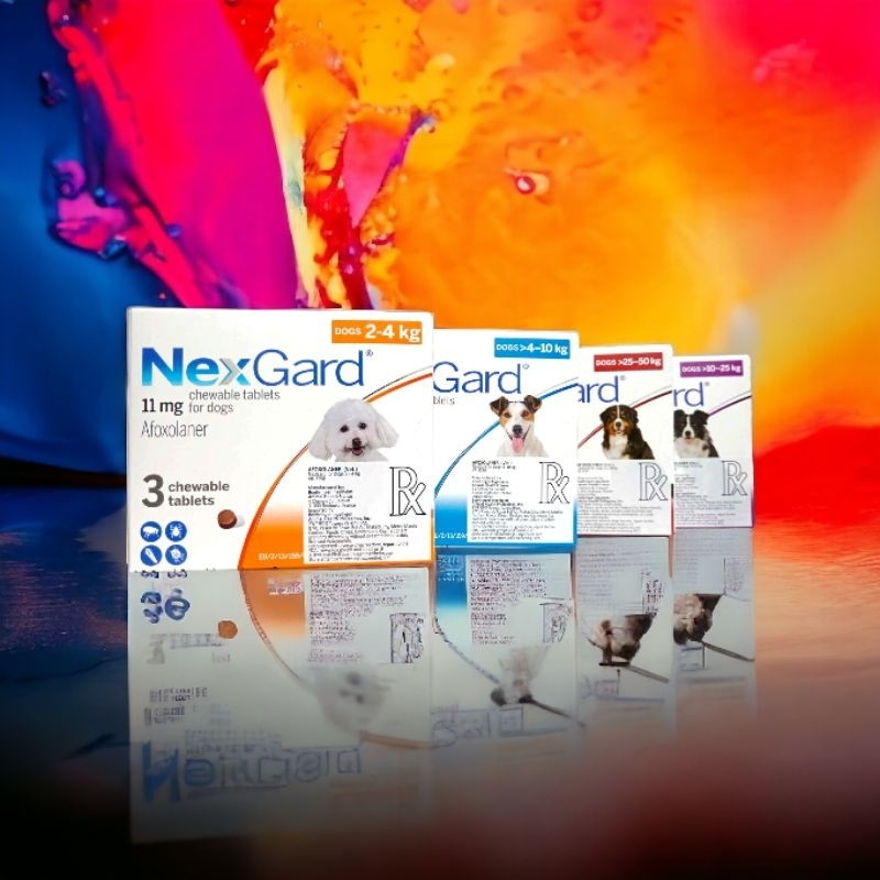Nexgard Chewables Tablets For Dogs 3's Original Packaging | Shopee ...
