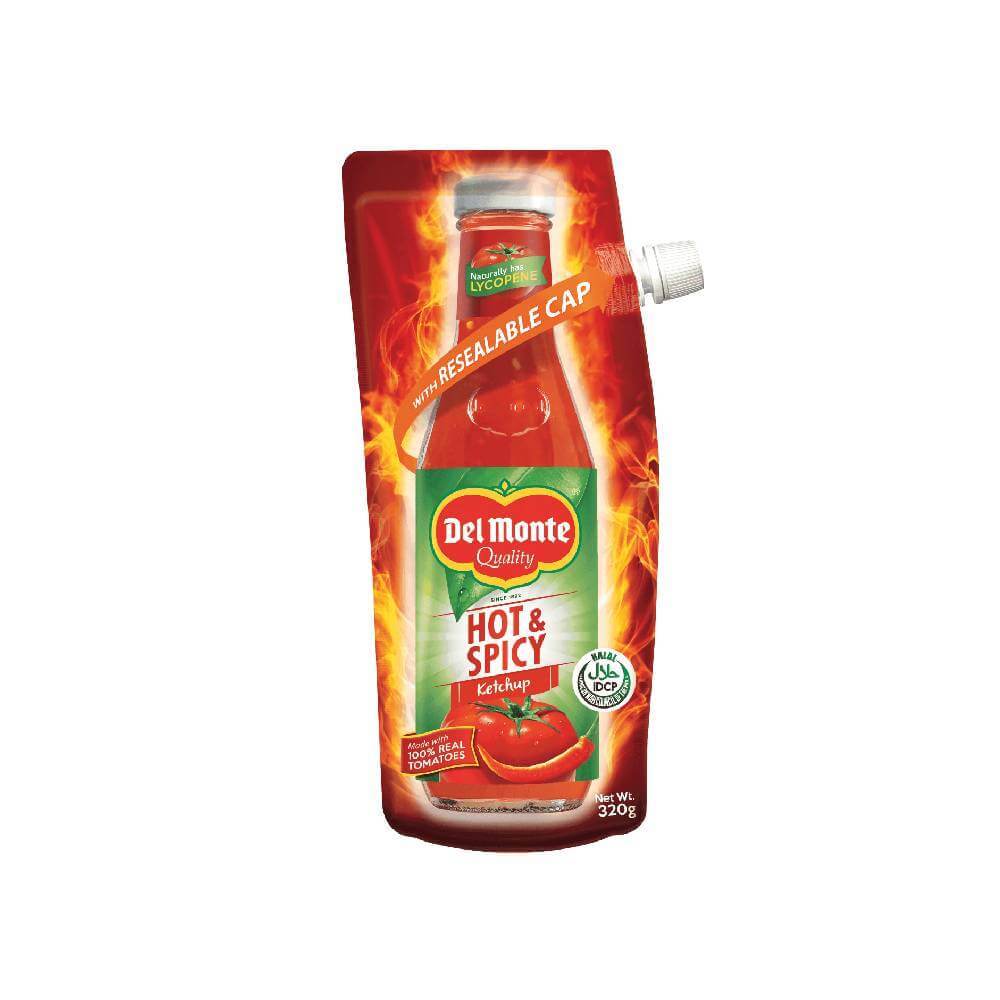 Del Monte Hot & Spicy Tomato Ketchup (Pouch) (320g) | Shopee Philippines