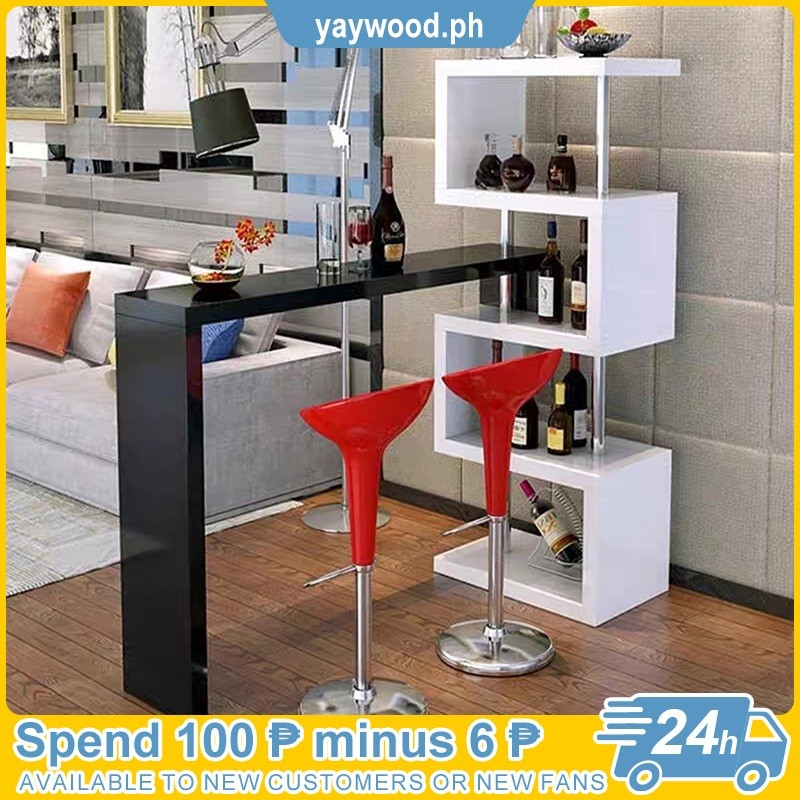 PHRotating Computer Table 360 Swivel Bar Counter Table Study Table Desk ...