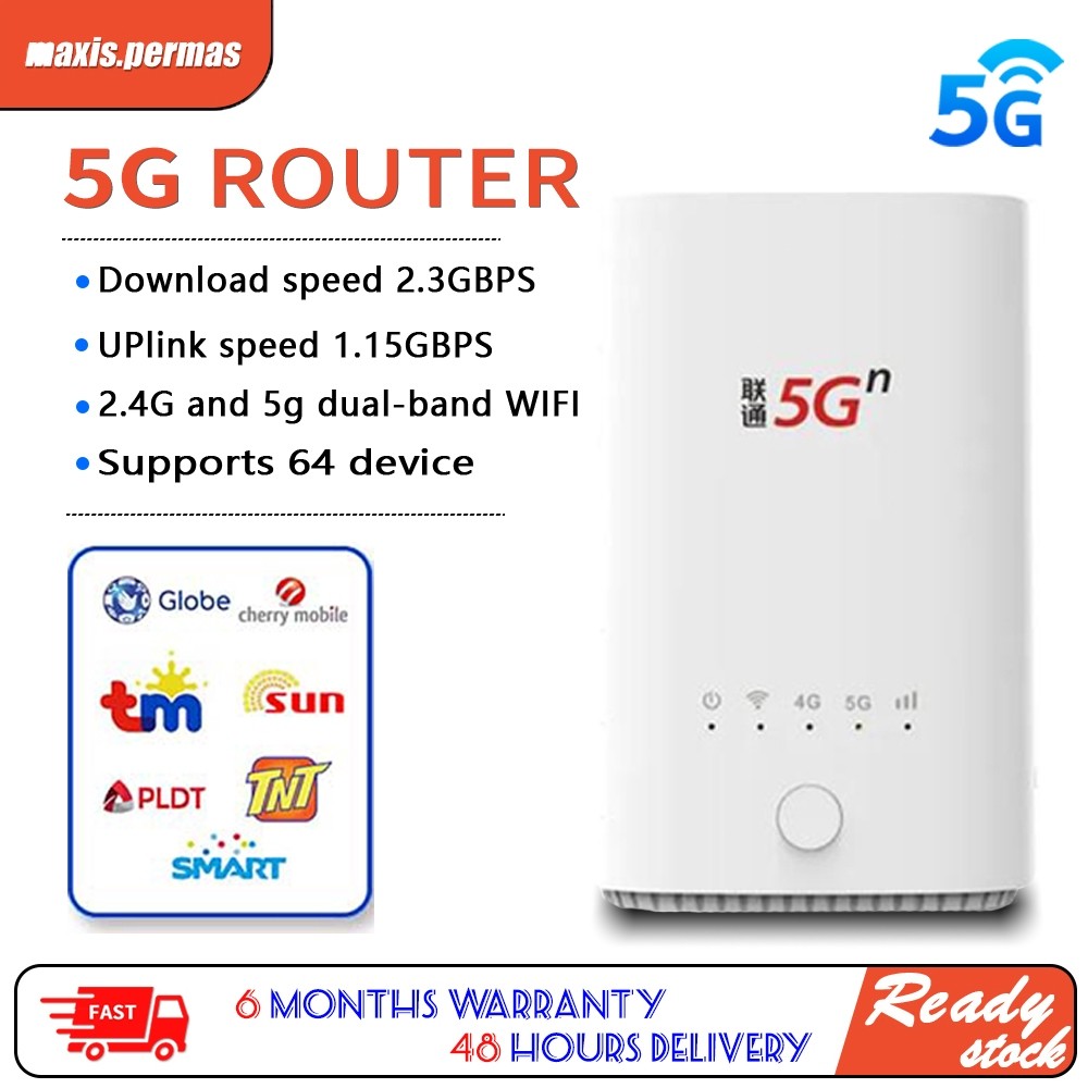 NEW Unicom 5G CPE MODEM VN007+ BRAND 2.3Gbps Wireless CPE ZTE F50 ...