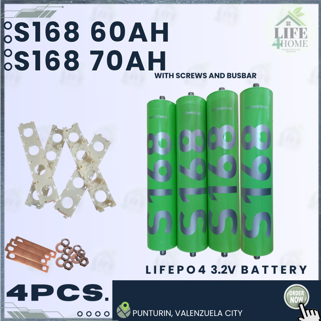 (4pcs) S168 3.2v 60AH / 70AH Lifepo4 Battery Lithium Battery ...