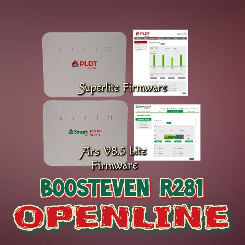 BOOSTEVEN R281 PERMANENT OPENLINE (secondhand) | Shopee Philippines