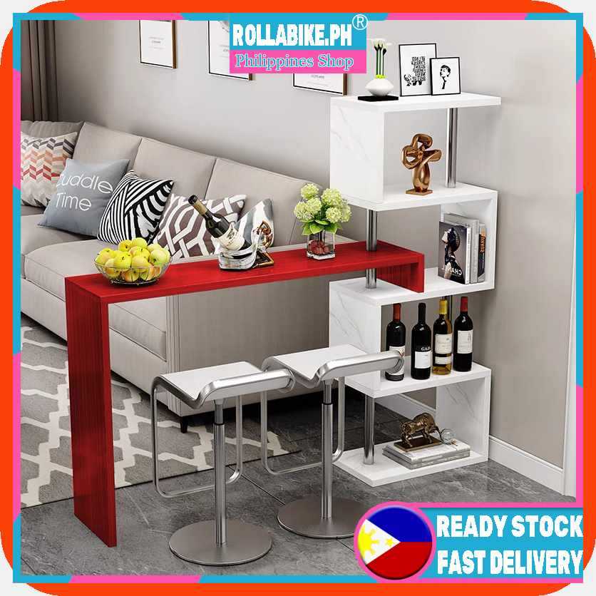 COD Modern MINI Bar table Rotating 360 Swivel Bar counter table coffee ...