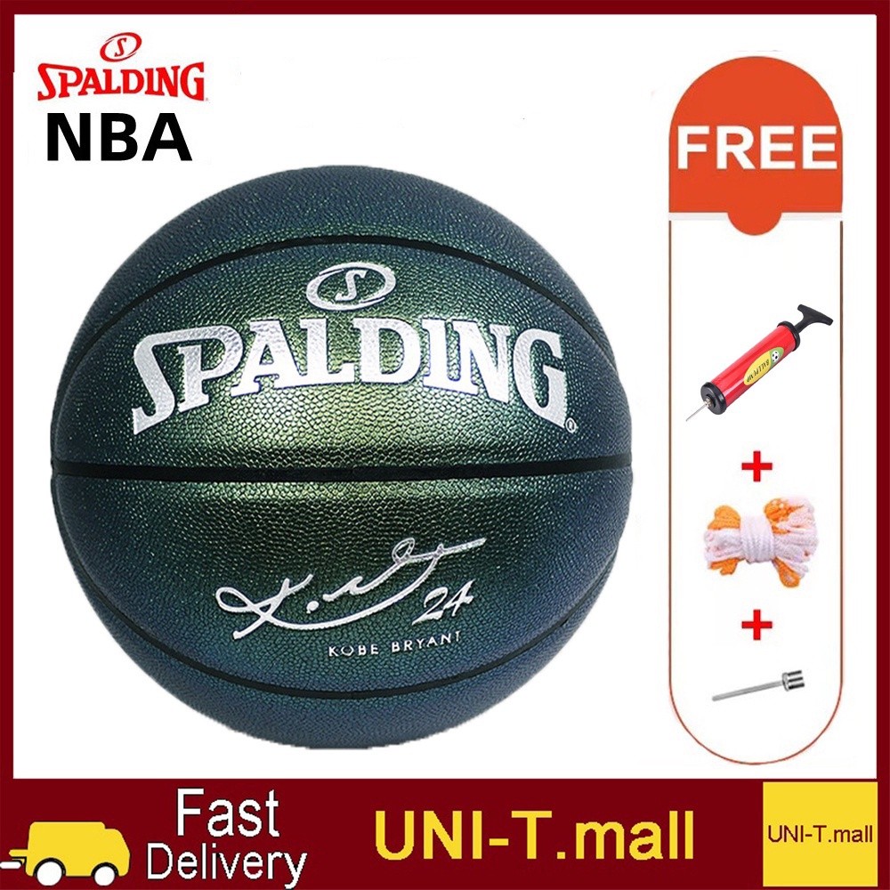 Ballon De Basket Spalding Kobe Bryant Numéroté - Taille 7 - Noir Et Or - NBA