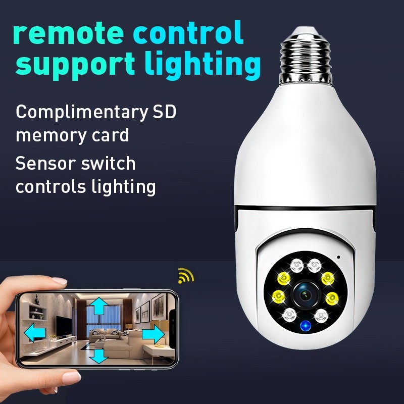 Expose V380 CCTV Camera WiFi connect to cellphone 1080P wireless bulb ...