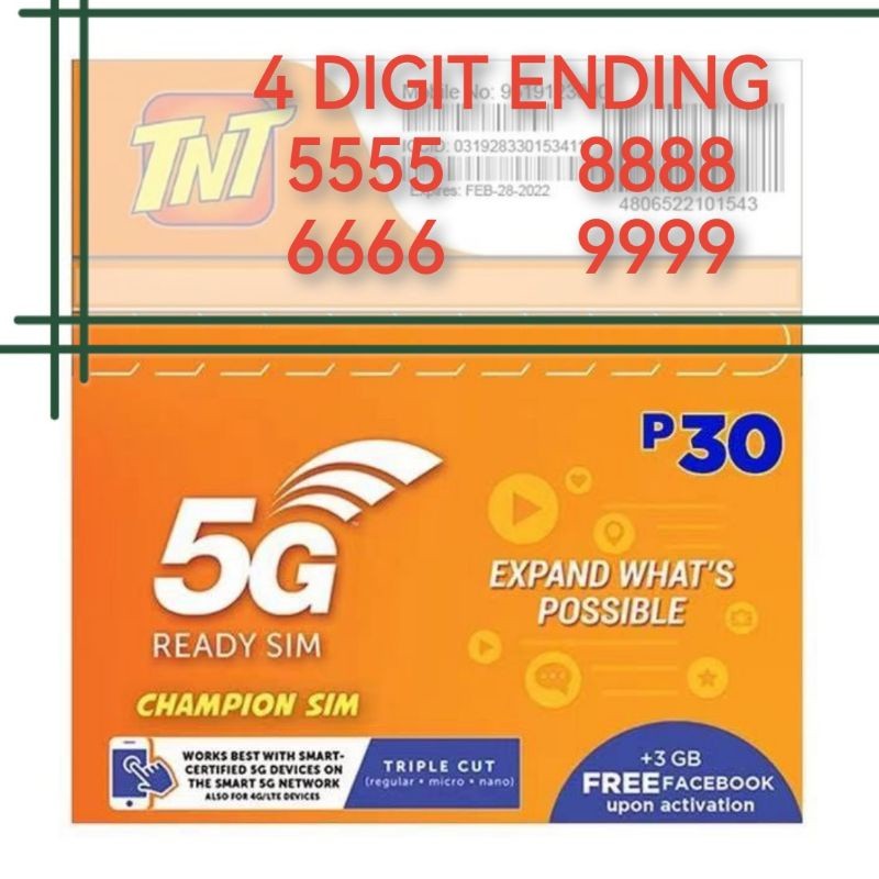 Dd2 double SMART TNT SPECIAL VANITY SIM | Shopee Philippines