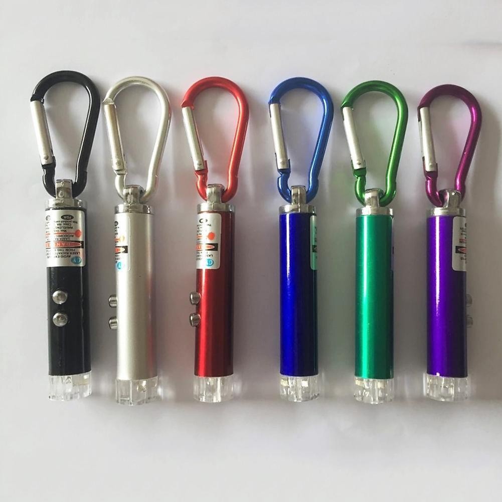 Mini Laser Beam Flashlight: Portable 3-in-1 Penlight with Powerful Red ...