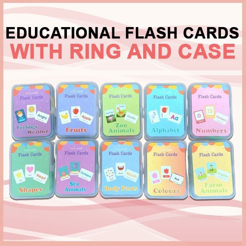 Flash Cards Educational Card Pre School Early Education Learn English ...