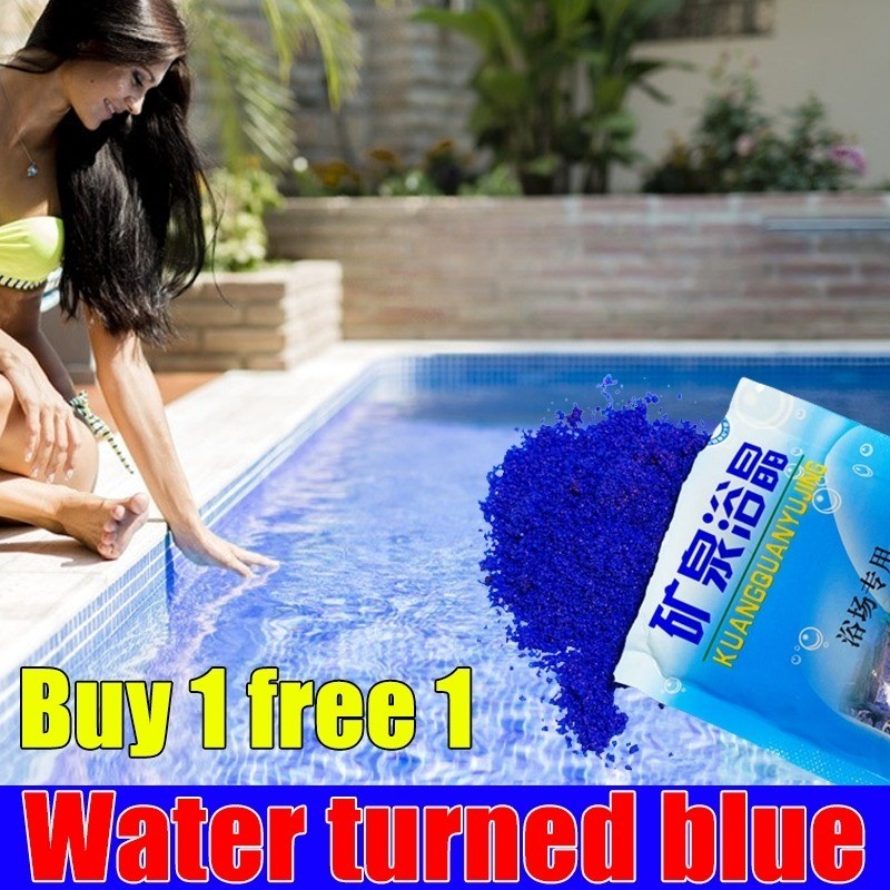Turning Blue! GO Chlorine for Swimming Pool Chlorine for Water ...