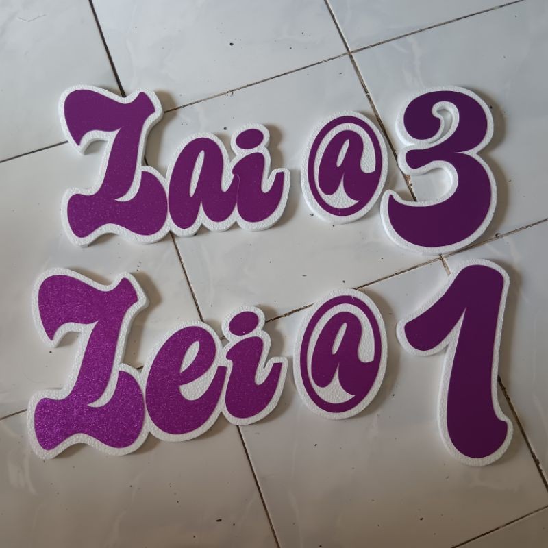 styro name cutout(sold per peice) | Shopee Philippines