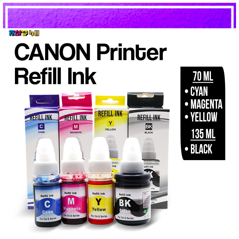 G-Series Canon Printer Refill Ink For G1800 G2800 G3800g G1810 Model ...