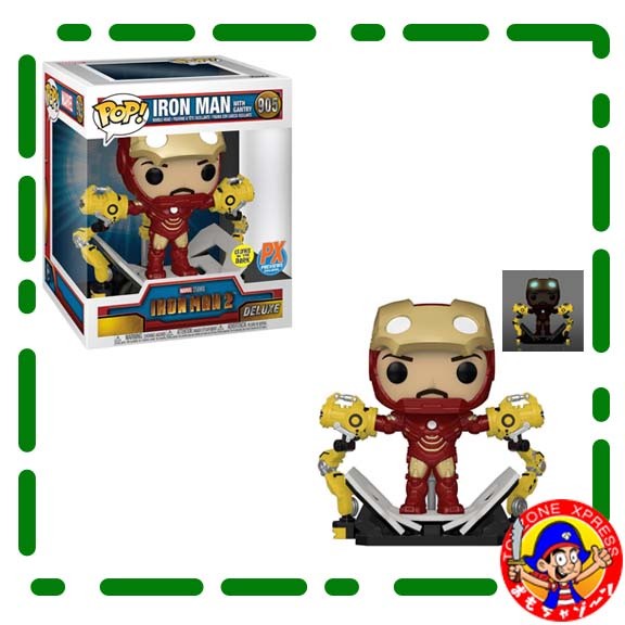 Funko Pop! Iron Man 2 MKIV with Gantry Glow in The Dark