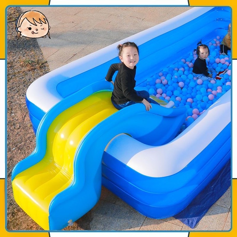 Inflatable Swimming Pool Slide For Bathing Tub Summer Outdoor Water ...