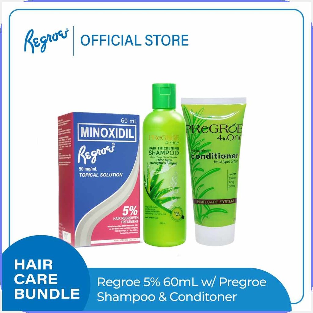 Regroe~fe*Minoxidil|M%5%?F*60ML~k*&~t*Pregroe~f*4inOne~o*Shampoo~N ...