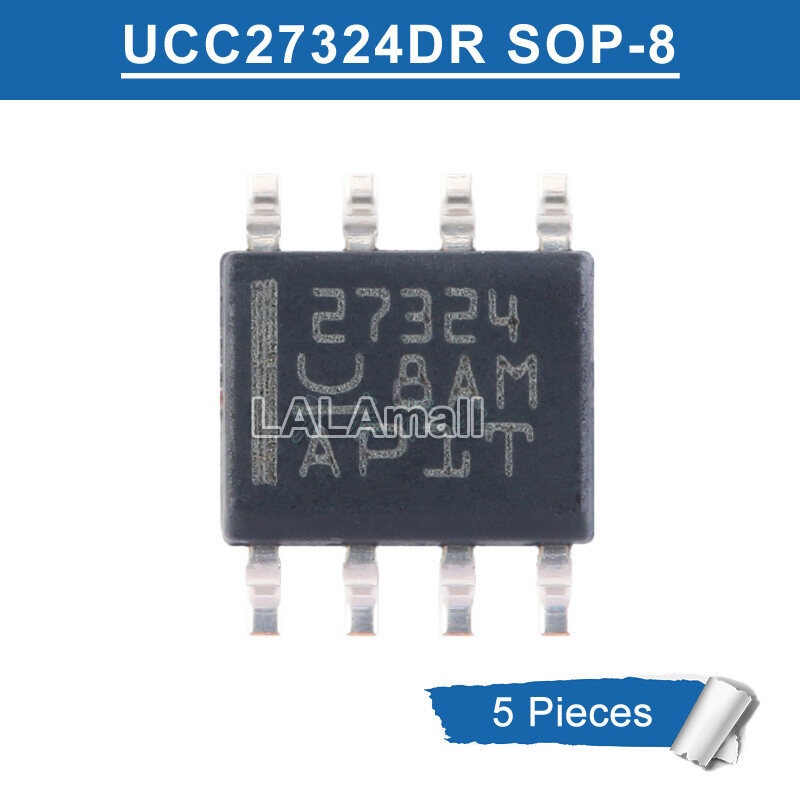 5pcs 27324 SOP-8 UCC27324DR SOIC-8 UCC27324 SOP8 SMD Dual 4A Peak High ...