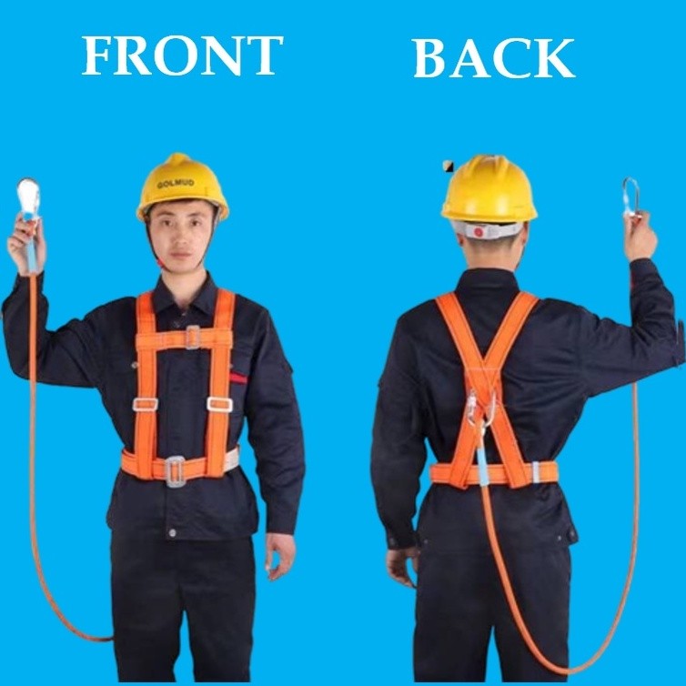 Body Harness Fall Protection Harness Half Body Safety Harness ...