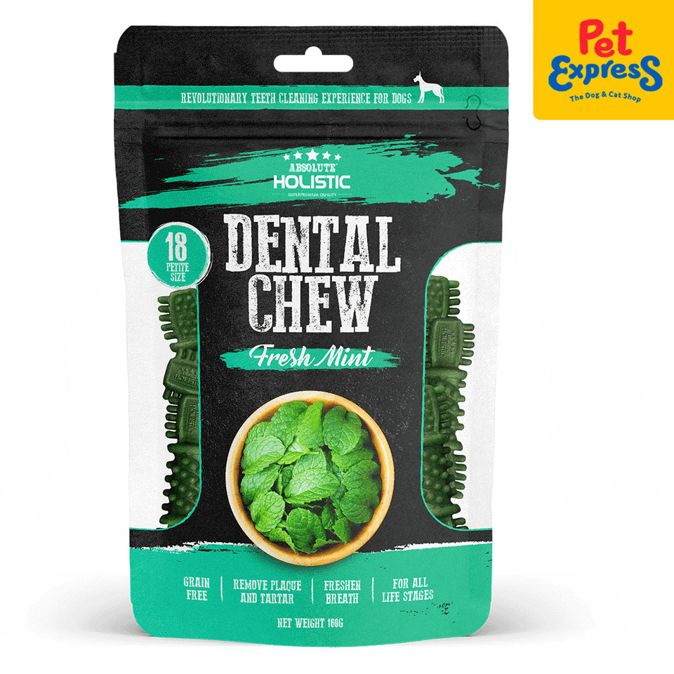 Absolute Holistic Dental Chew Mint Dog Treats 160g | Shopee Philippines