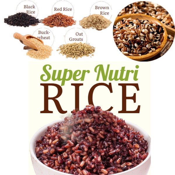Brown Rice Organic For Diabetic Super Nutri Rice Multi-Grain Rice for ...