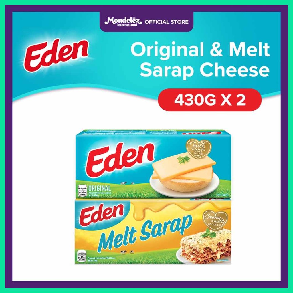 Eden(QH>Cheese`JD`Bundle`rQ&-`em'Original{Xo'430g{D'and{h'Melt{J'Sarap ...