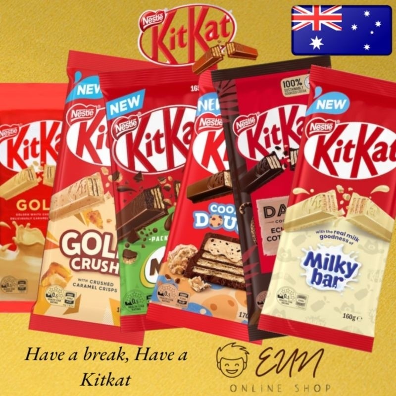 Nestle Kitkat Chocolate Block 170g {Imported from Australia } | Shopee ...