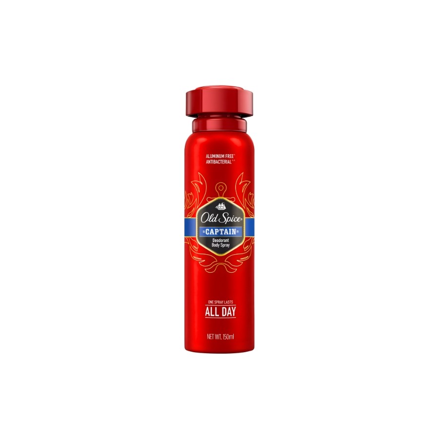 Old Spice Captain Body Spray (150mL) | Shopee Philippines