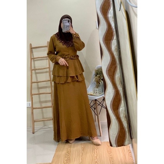 Samara Luxe dress Long dress muslim dress code | Shopee Philippines