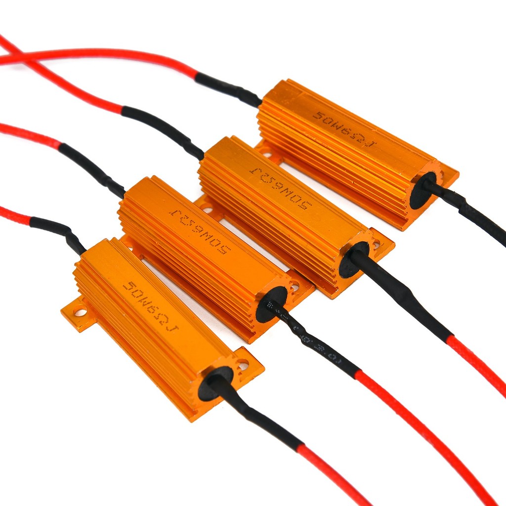 [QE2] 4pcs 50W 6 Ohm Load Resistor Decoder for Fix LED Bulb Fast Hyper ...