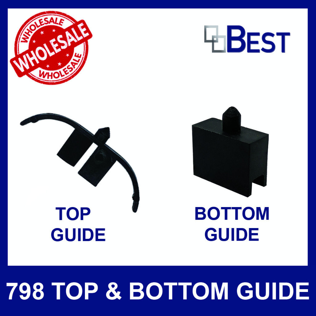 Top Guide Bottom Guide for 798 Screen Sliding Window (100 pcs) | Shopee ...
