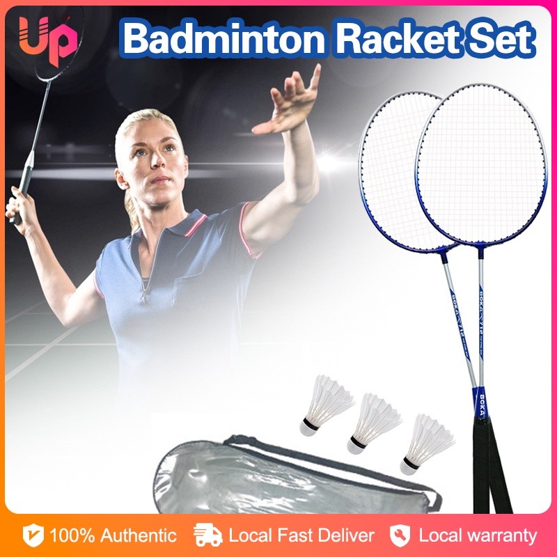 Original Badminton Racket Set Double Racket with Free Shuttlecock for ...