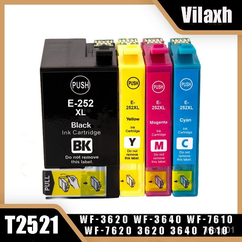 Compatible ink cartridge T252XL 252 for Epson T252 WorkForce WF-7110 ...