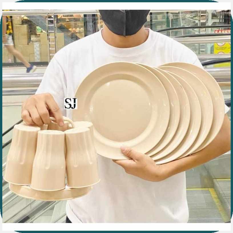 Aesthetic&TH,13in1.J_Plastic@P+Plate!eY,gy+Mt+kD+i+Set with Plastic Cup ...