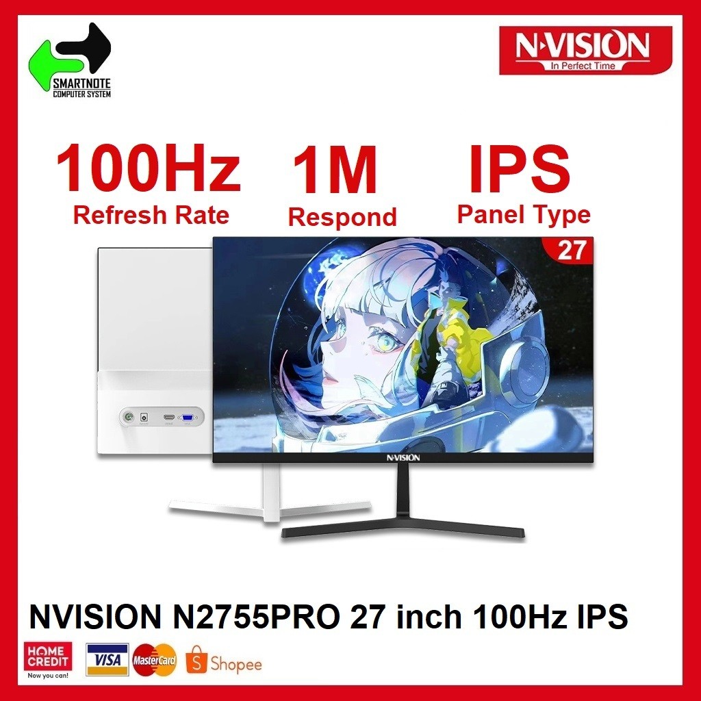 NVISION N2755PRO 27 inch IPS 100hZPC 1920*1080 FHD Computer Monitor ...
