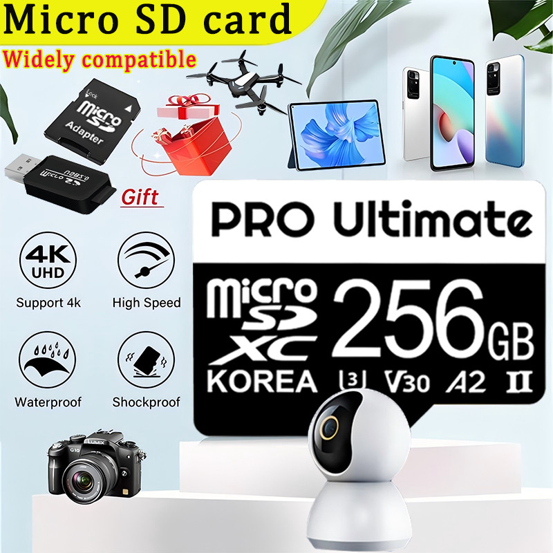 Works With All Devices Plug And Play Micro SD Card 16GB 64GB 128GB ...
