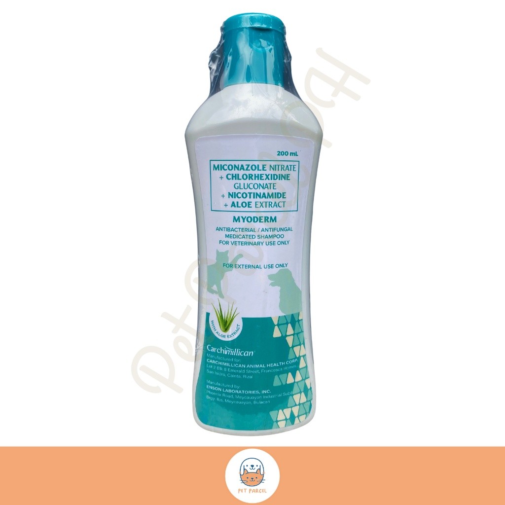 Myoderm Medicated Shampoo for Dogs & Cats 200ml | Shopee Philippines