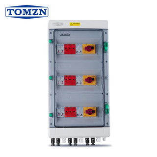 TOMZN Solar Photovoltaic PV Combiner Box With Lightning Protection 6 ...