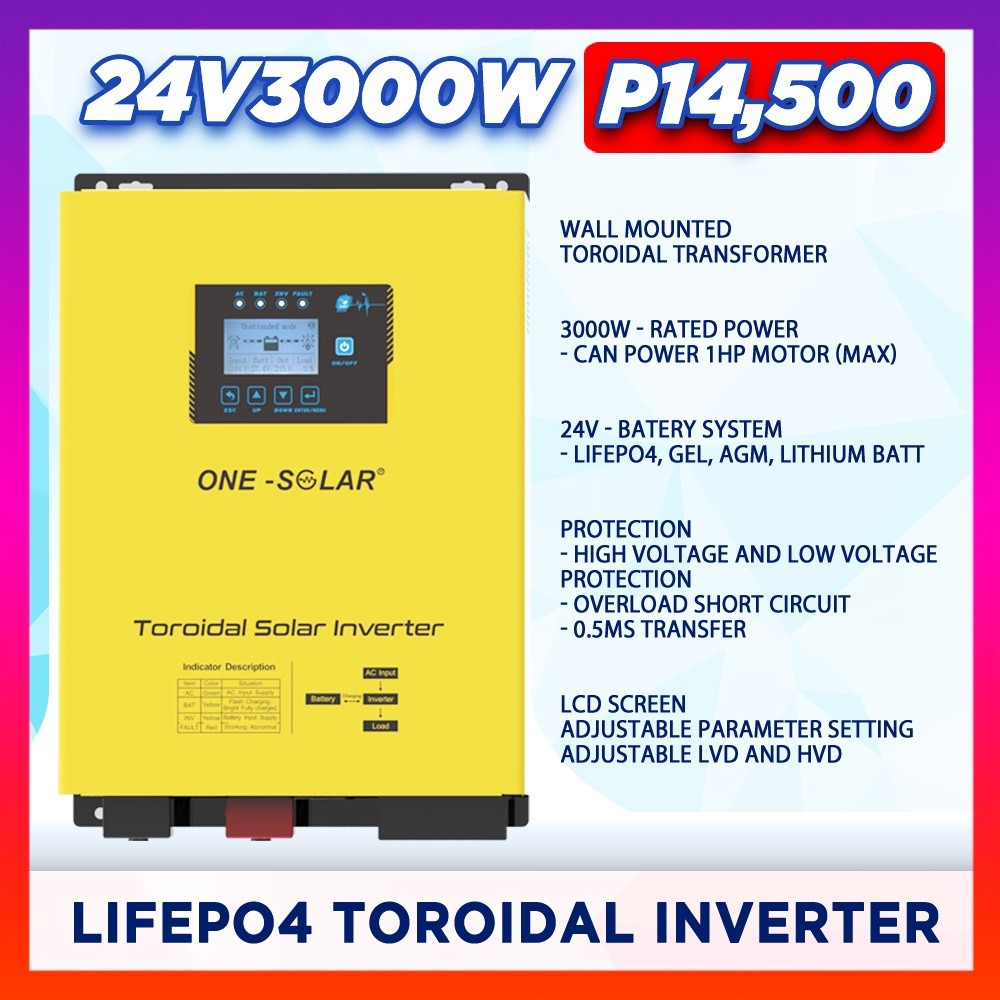 Toroidal-W.Solar;u+Inverter 24V3000W One Toroid Solar Inverter like ...