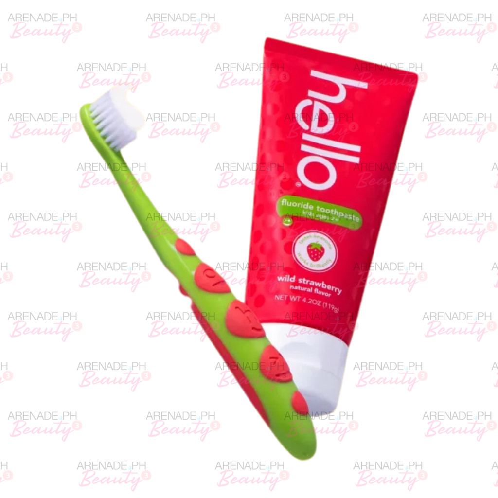 Hello Flouride Toothpaste Natural Flavor, Wild Strawberry (4.2 Oz ...