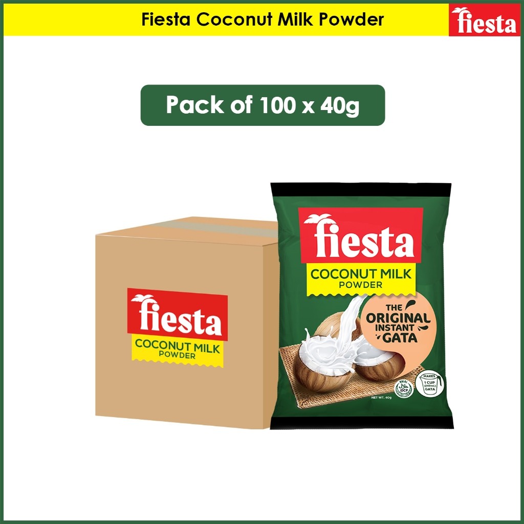 Fiesta:JL]Coconut>wY,Milk Powder 40g | Pack of 100 | Original Gata ...