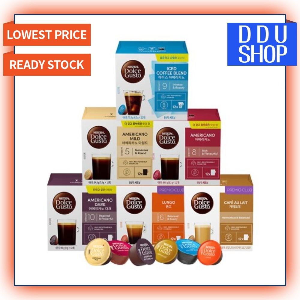 Nescafe Dolce Gusto Pods CAFE AU LAIT INTENSO 10,30,50,80,100 Sold Loose | UK
