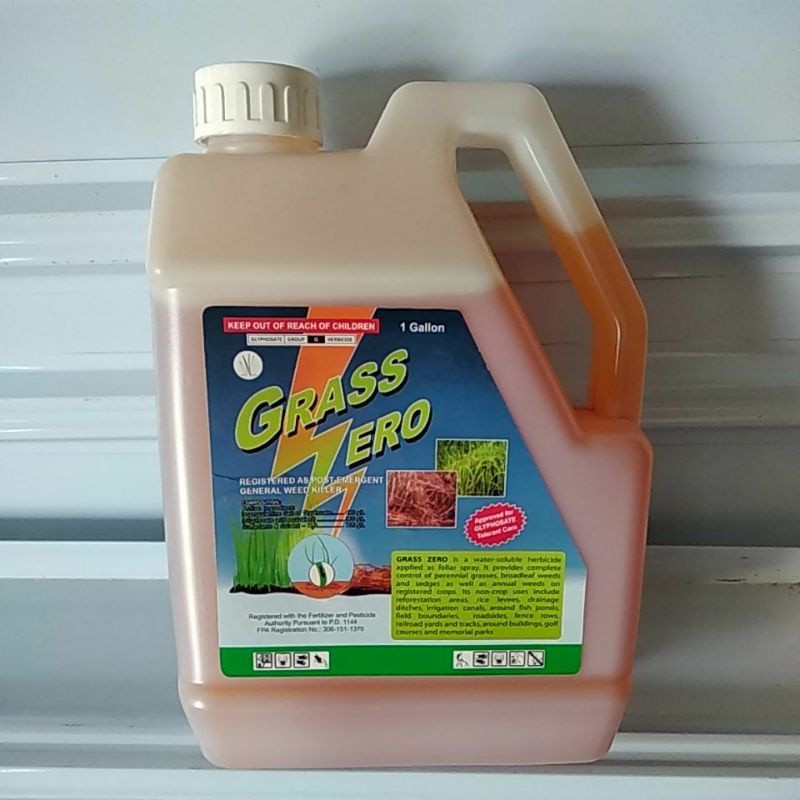 Grass Zero Herbicide (1 Gallon) | Shopee Philippines