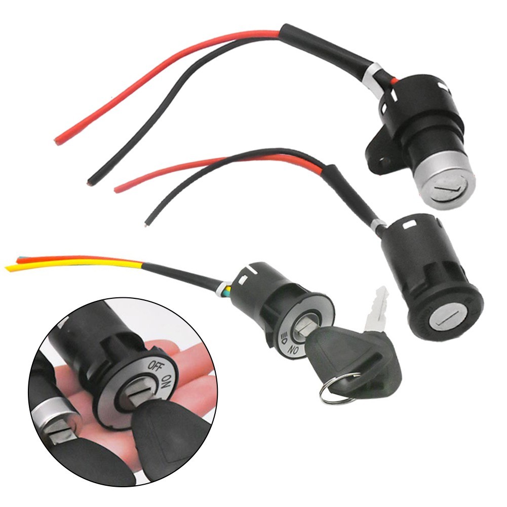 NSRE_Hot Ignition Key ebike Switch 2 Wire Position For Electric Scooter ...