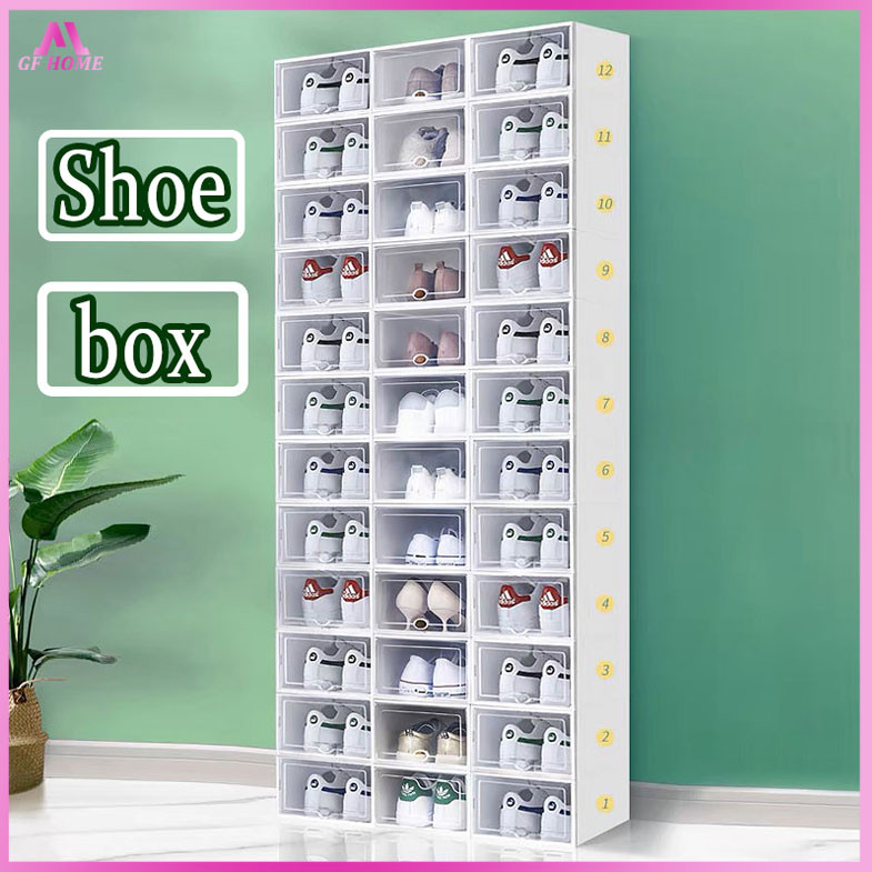 Shoe#kB{Box$DB?Organizer Storage Drawer Cabinet Shoe Rack With Cover ...