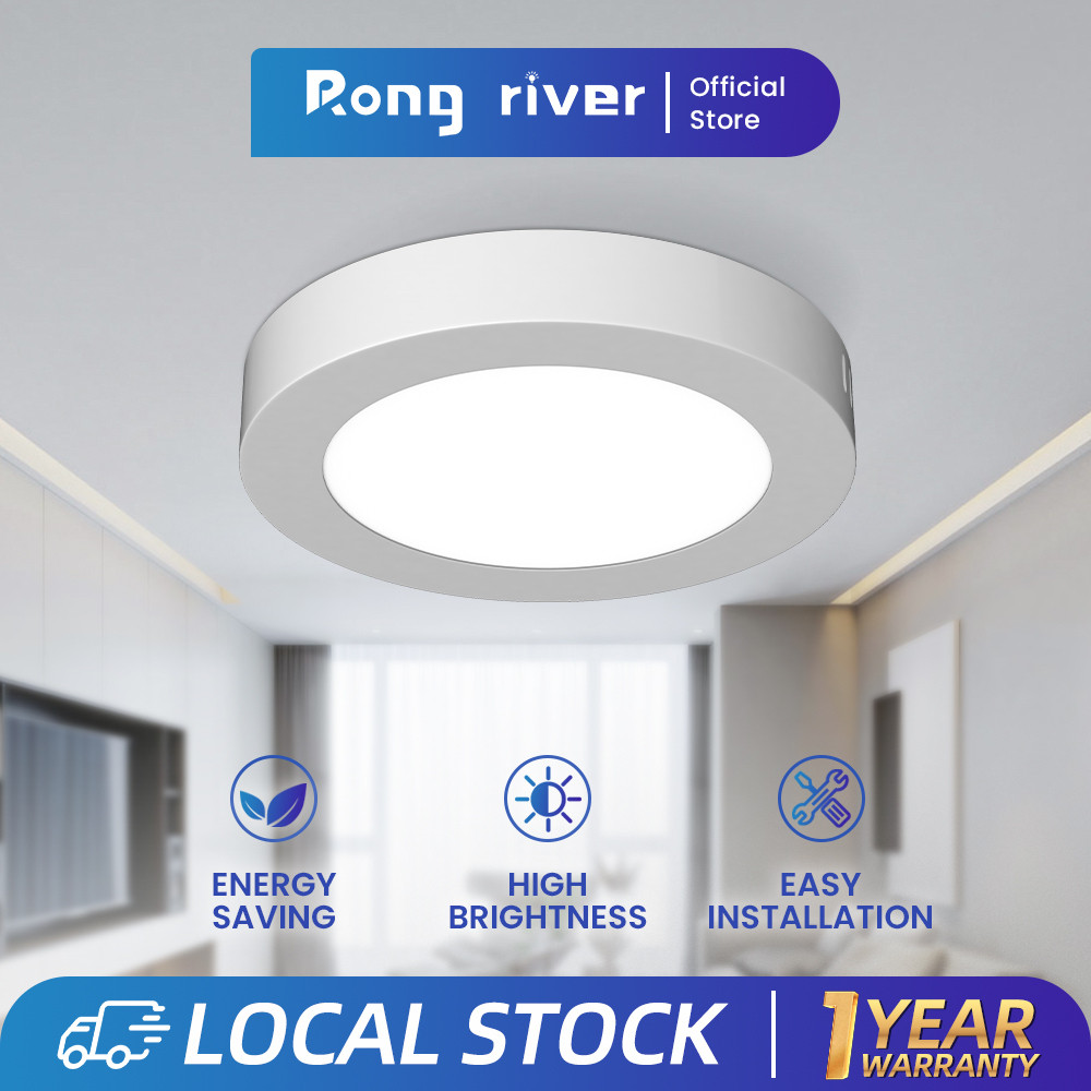 RONG+ac`RIVER|D+24W 18W 12W 6W Round Pin Light LED Ceiling Surface ...